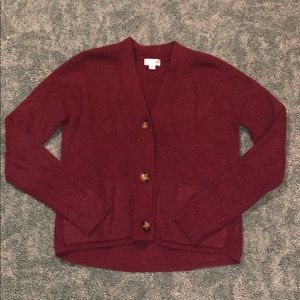 super soft maroon sweater